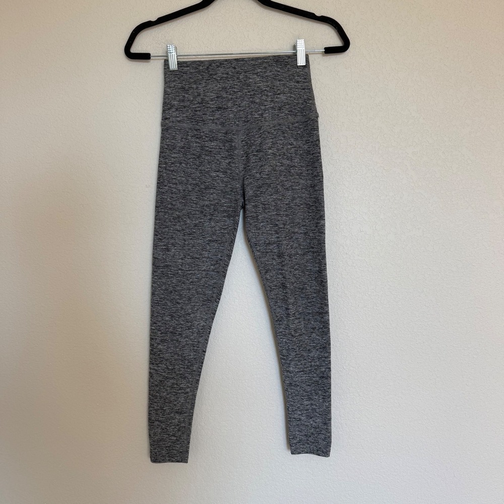 Beyond Yoga High Waisted Space Dye Leggings Charcoal Gray Womens Small Active